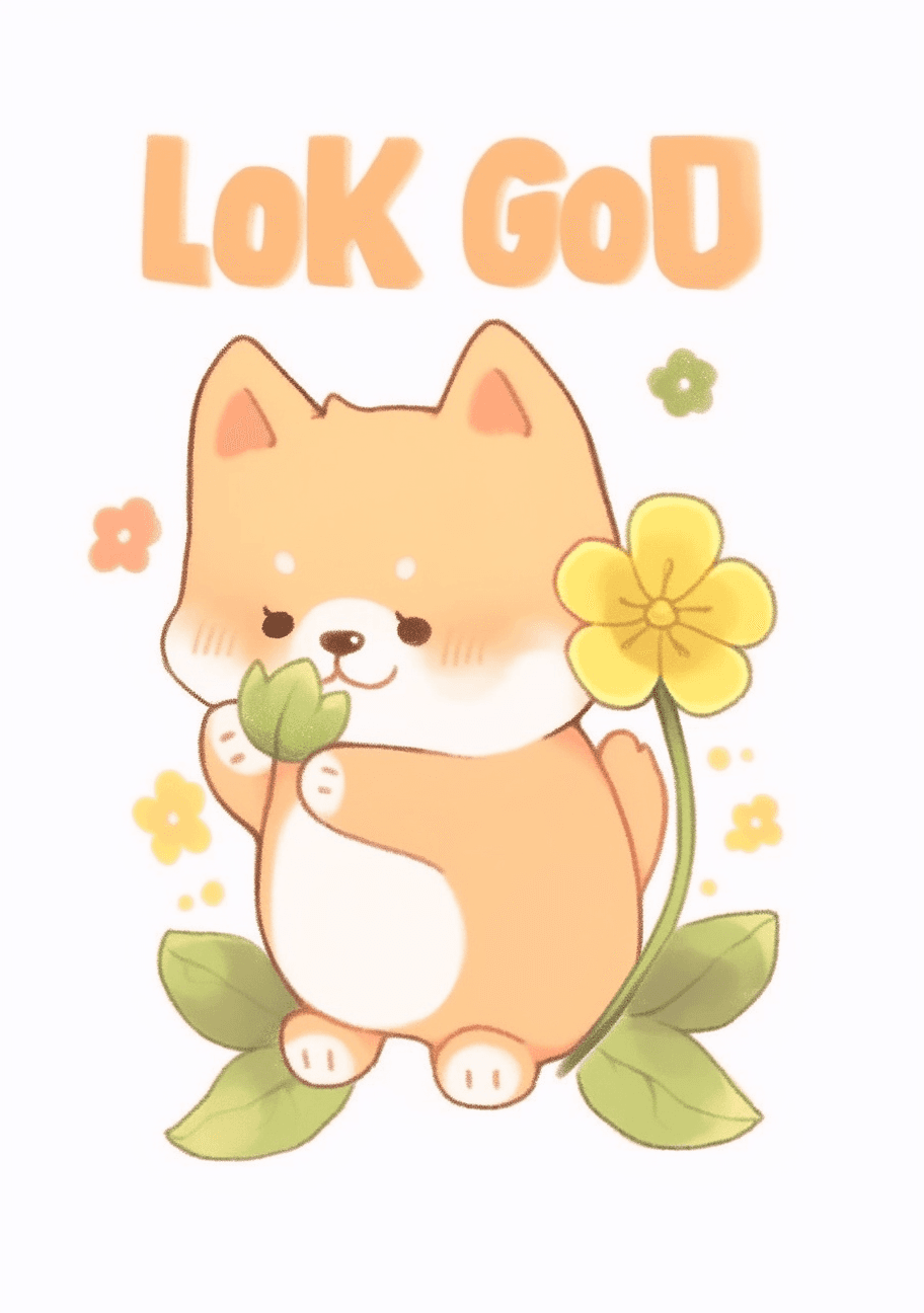 Dog 026 original repeating artwork