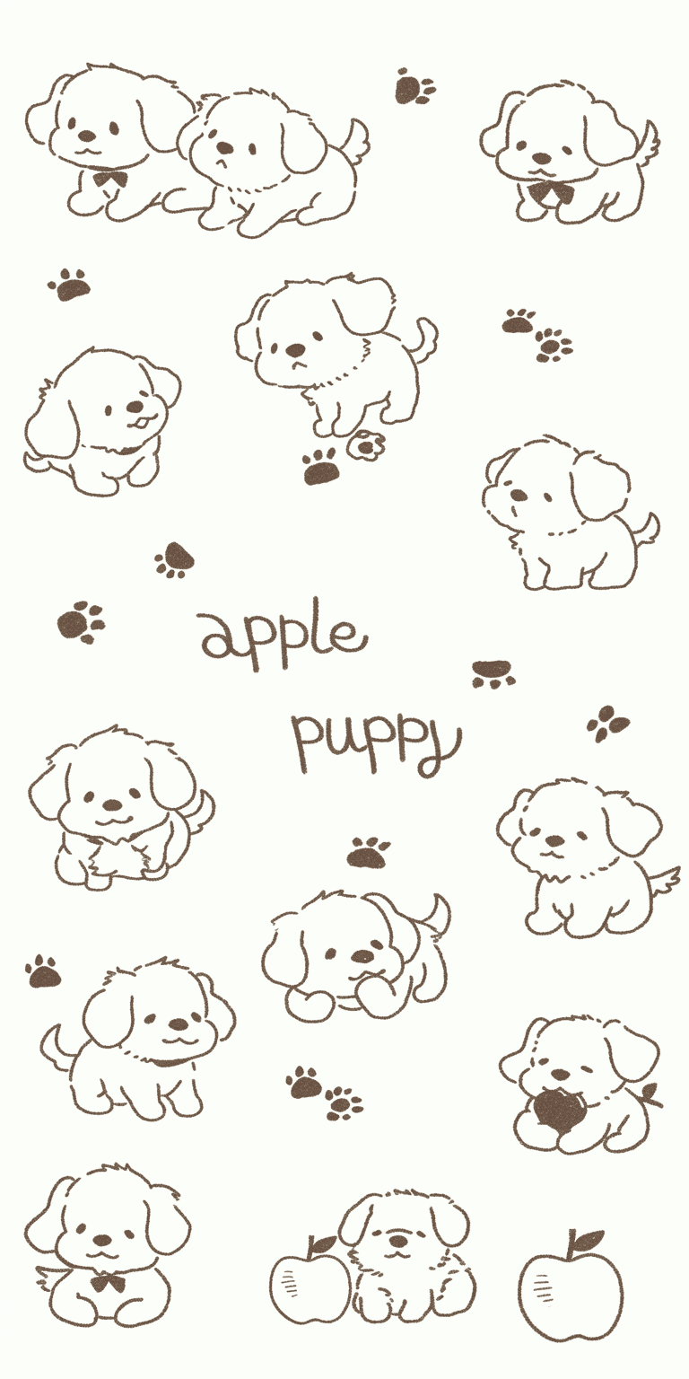 Dog 010 original repeating artwork