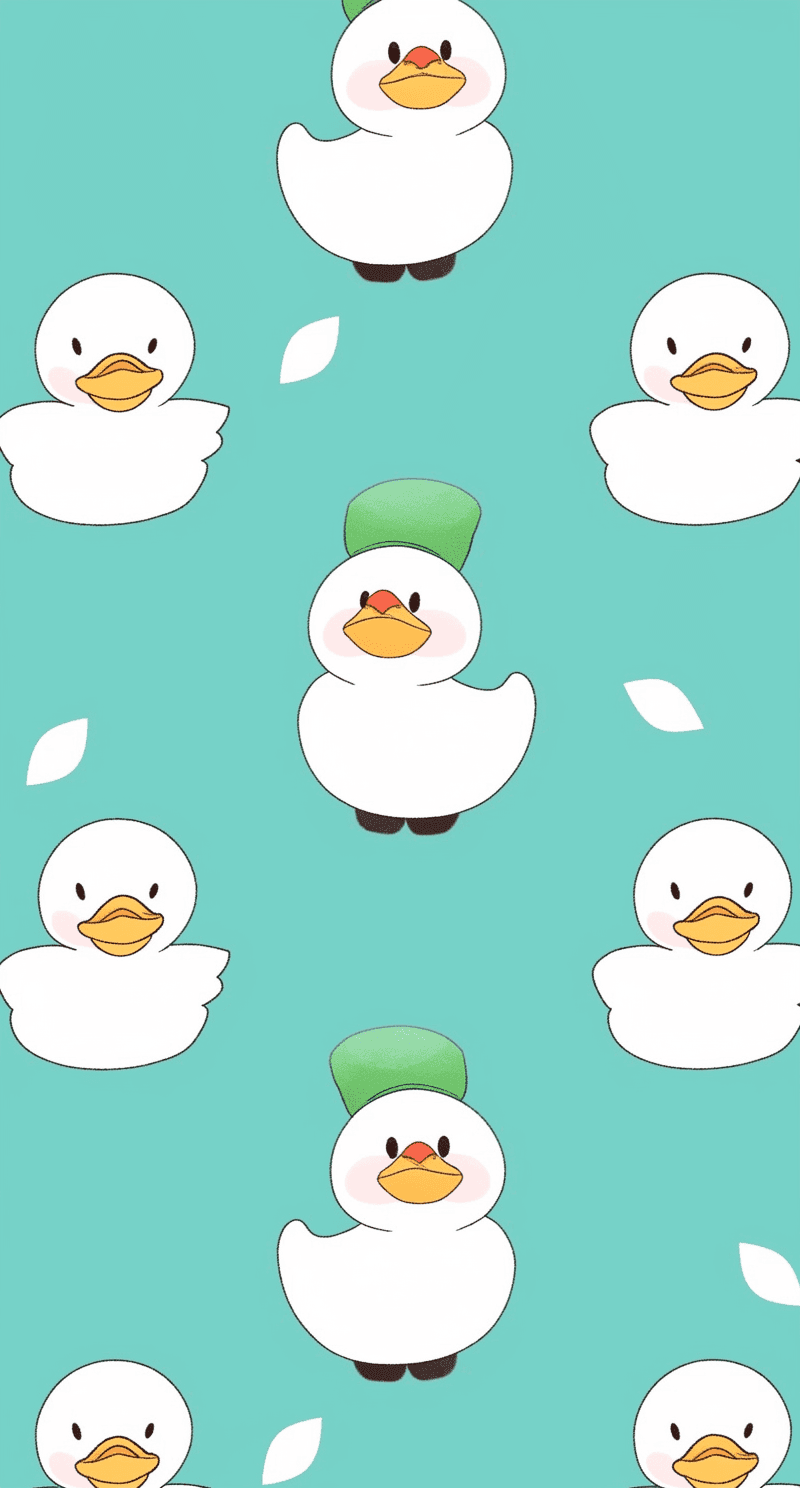 Duck Rush original repeating artwork