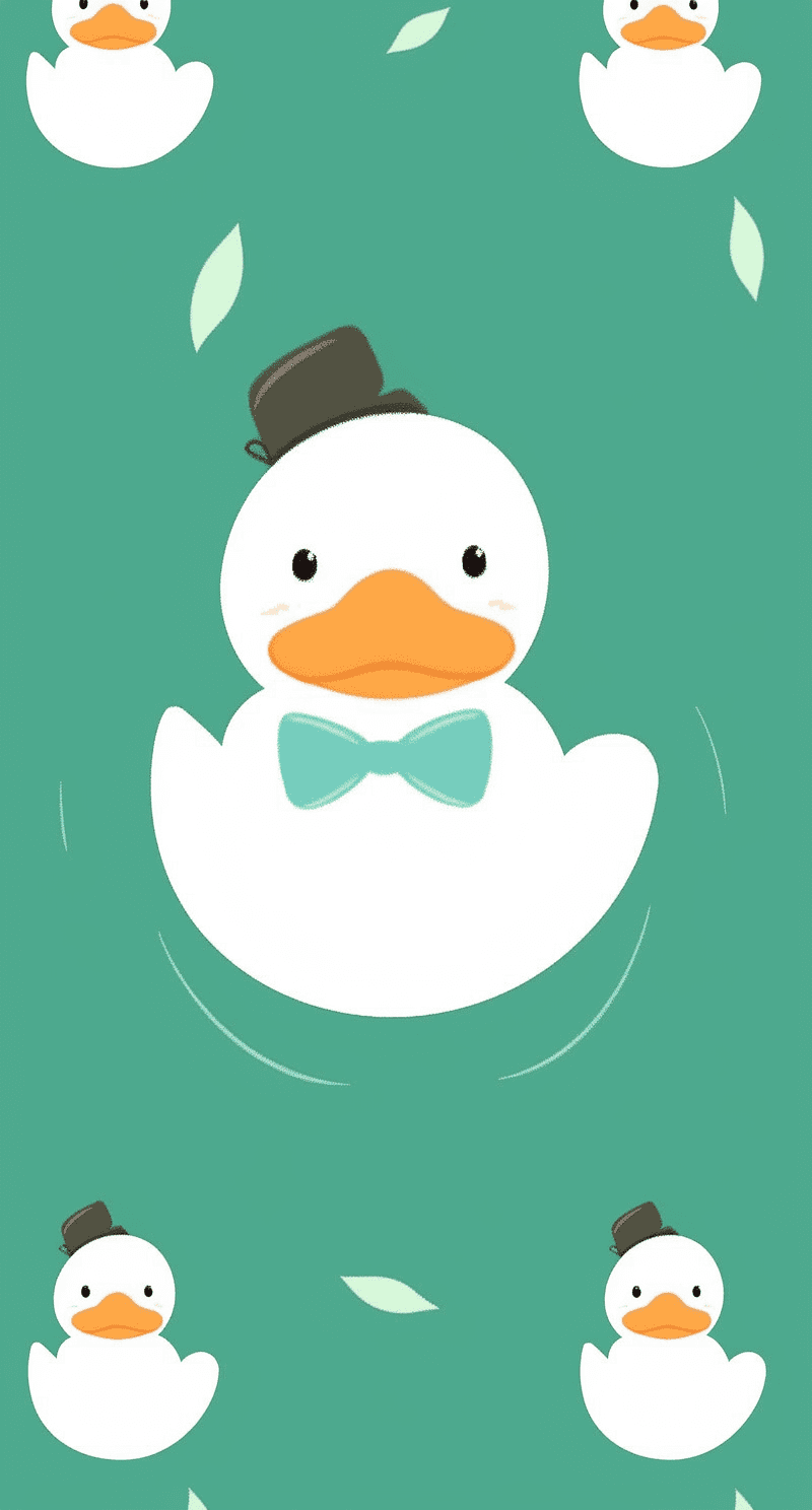Duck Dash original repeating artwork