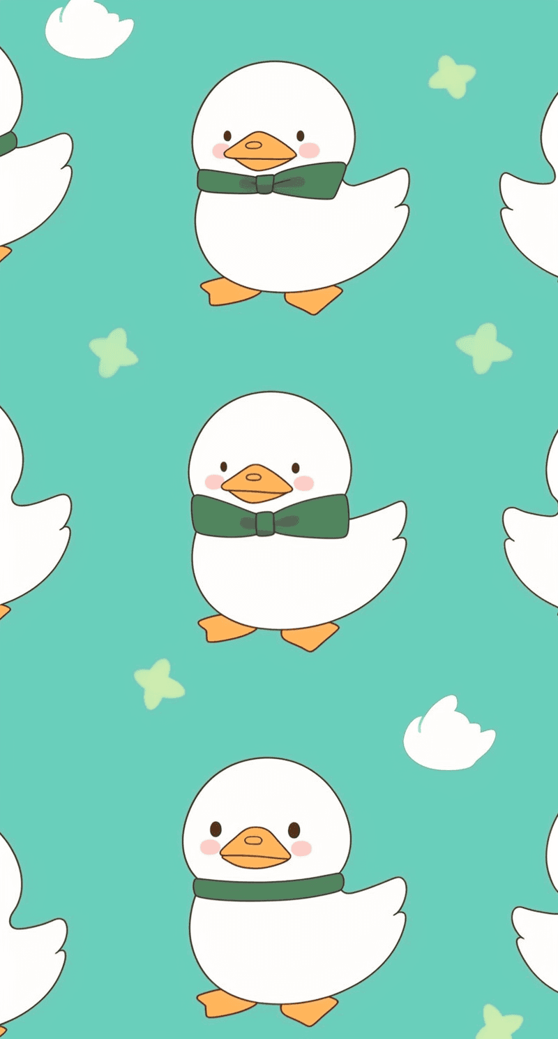 Duck Echo original repeating artwork