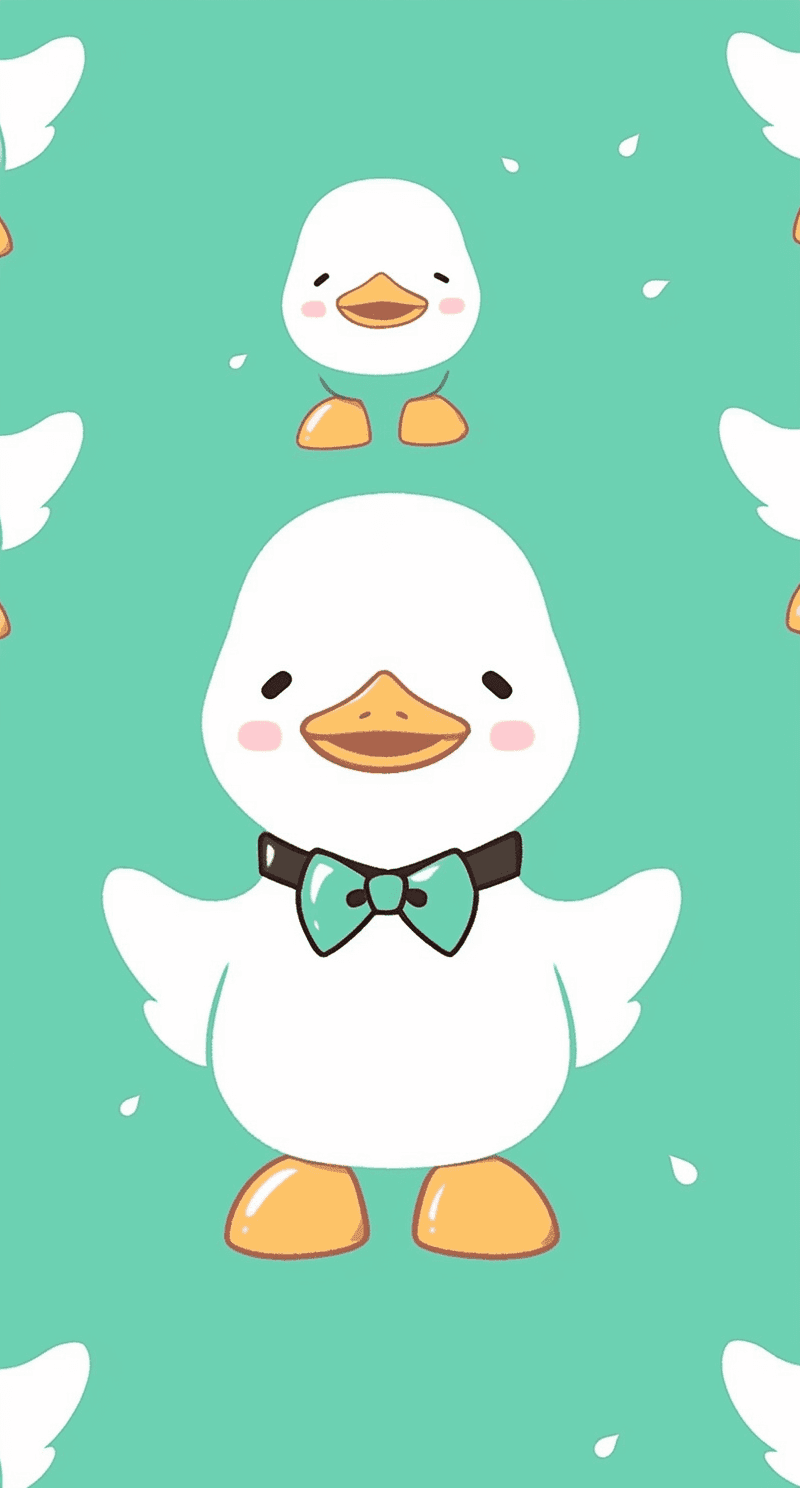Duck Tune original repeating artwork