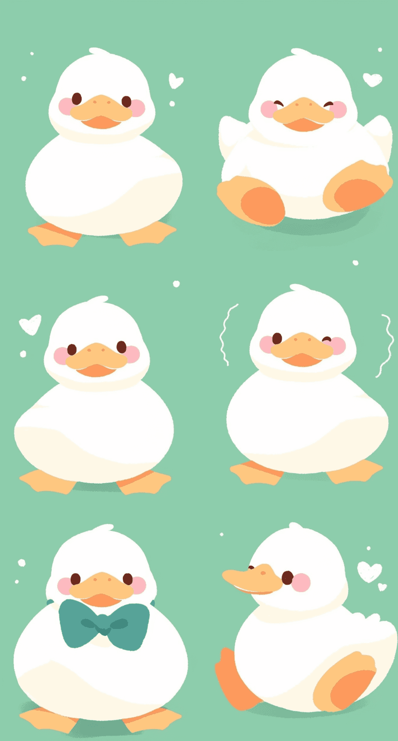 Duck Bop original repeating artwork