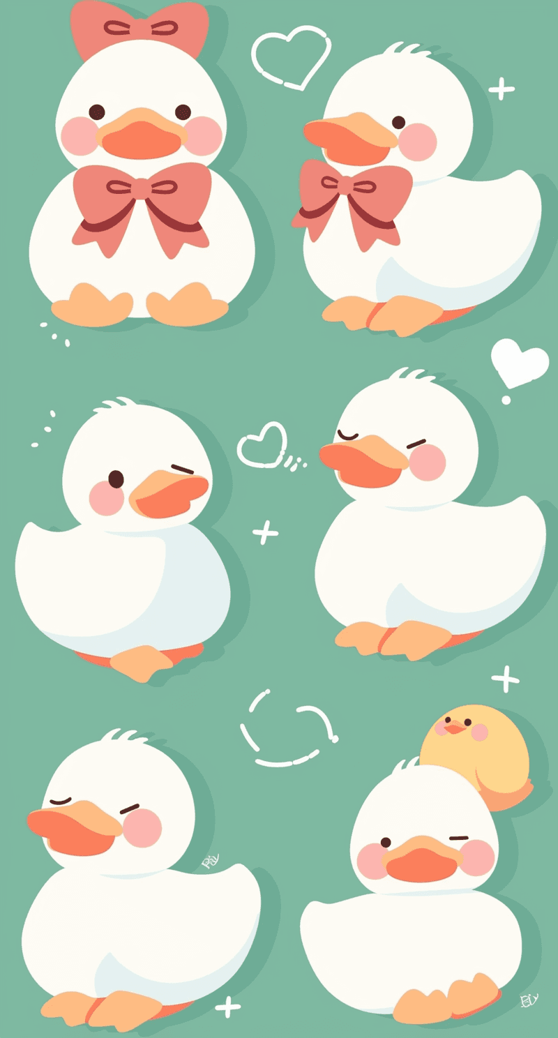 Duck Session original repeating artwork