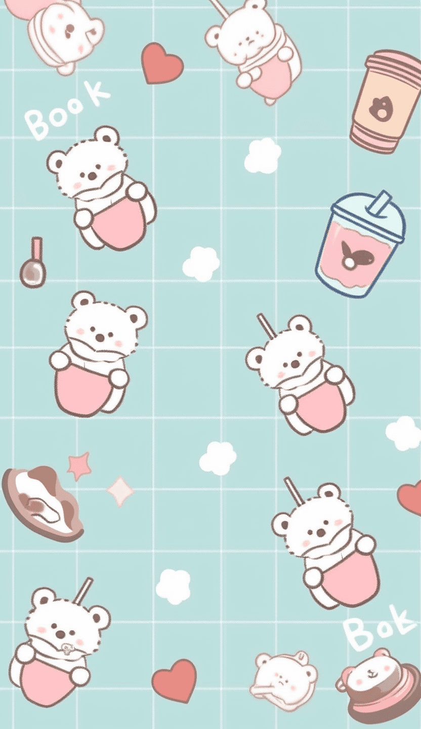 Bear 302 original repeating artwork