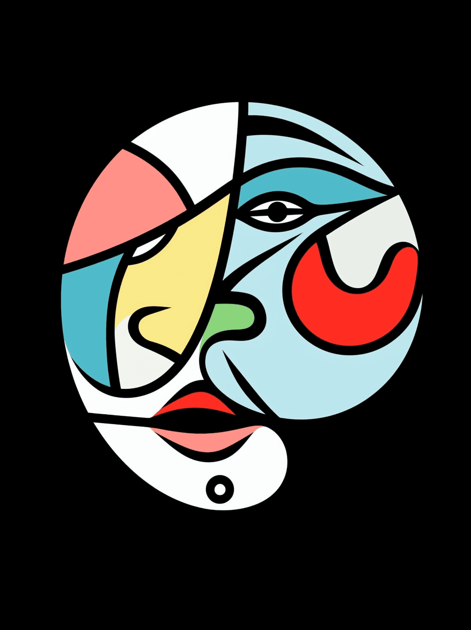 Face 038 original repeating artwork