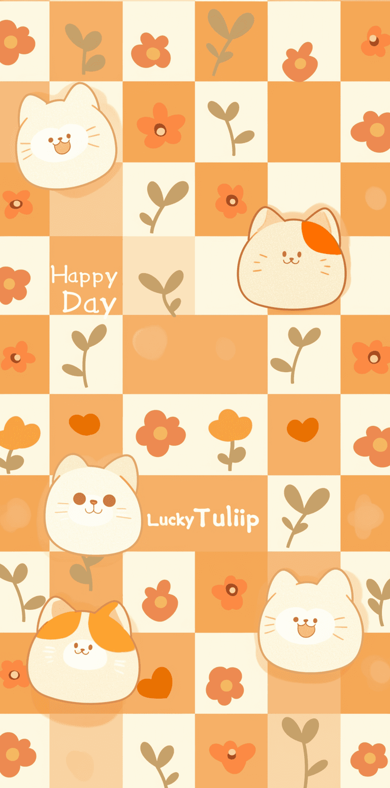 Cat 184 original repeating artwork