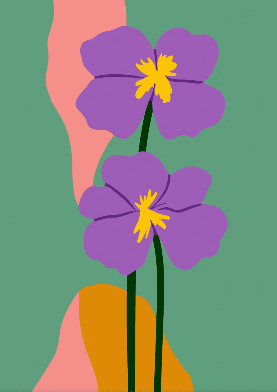 Bloom Midnight original repeating artwork