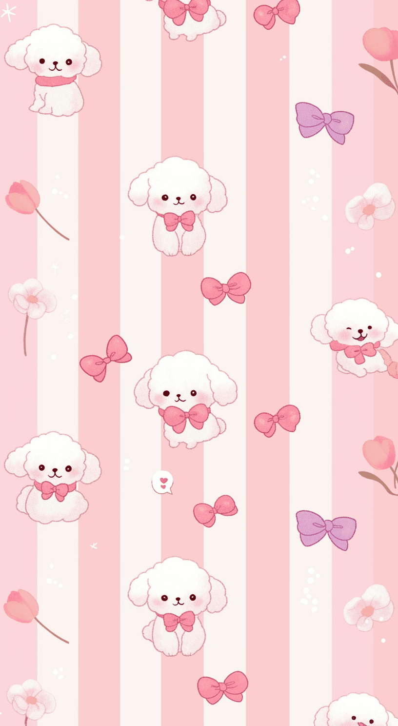 Dog Line original repeating artwork