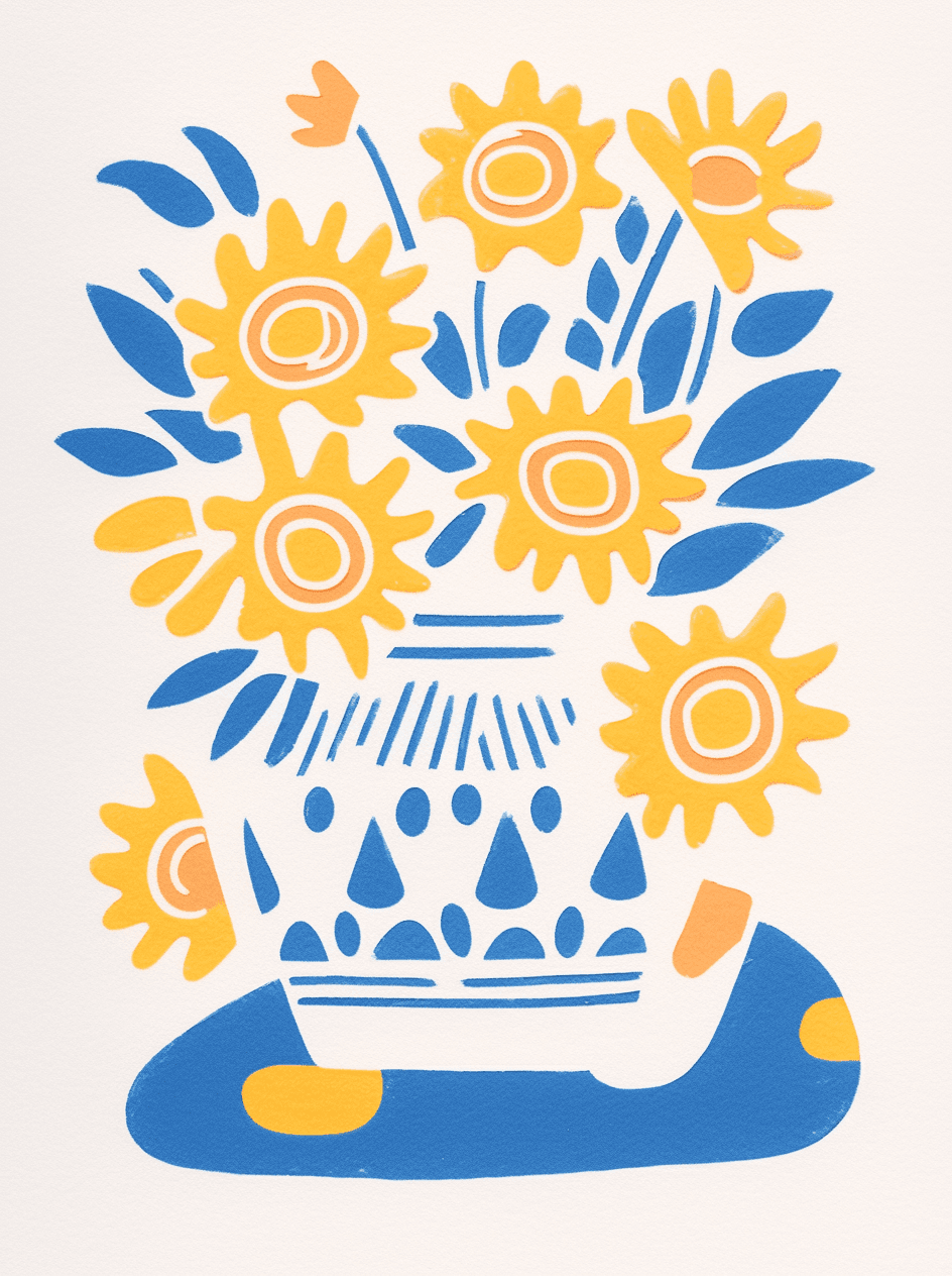 Bloom Squad original repeating artwork
