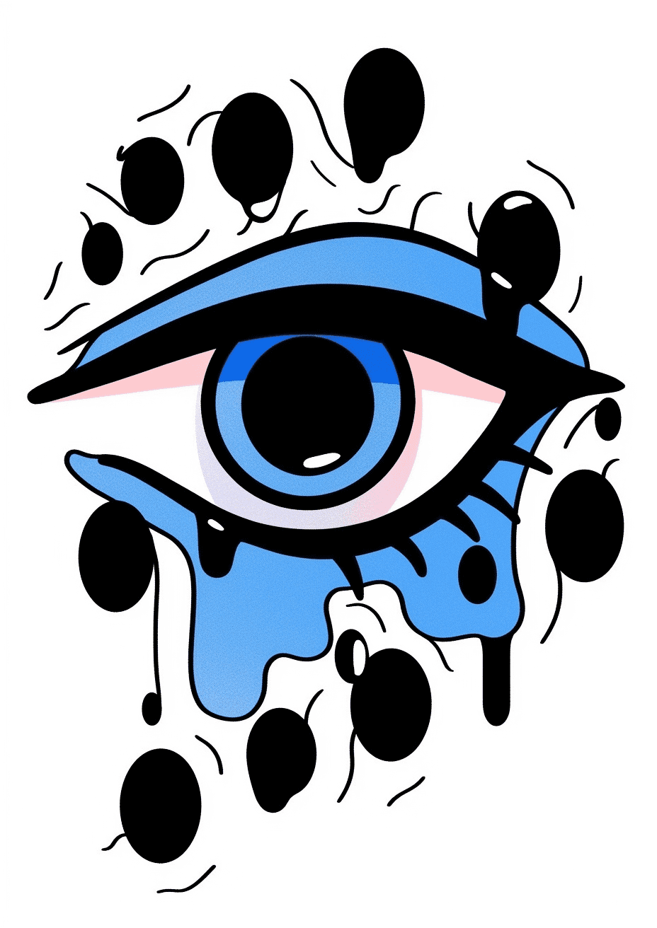 Eye Roam original repeating artwork