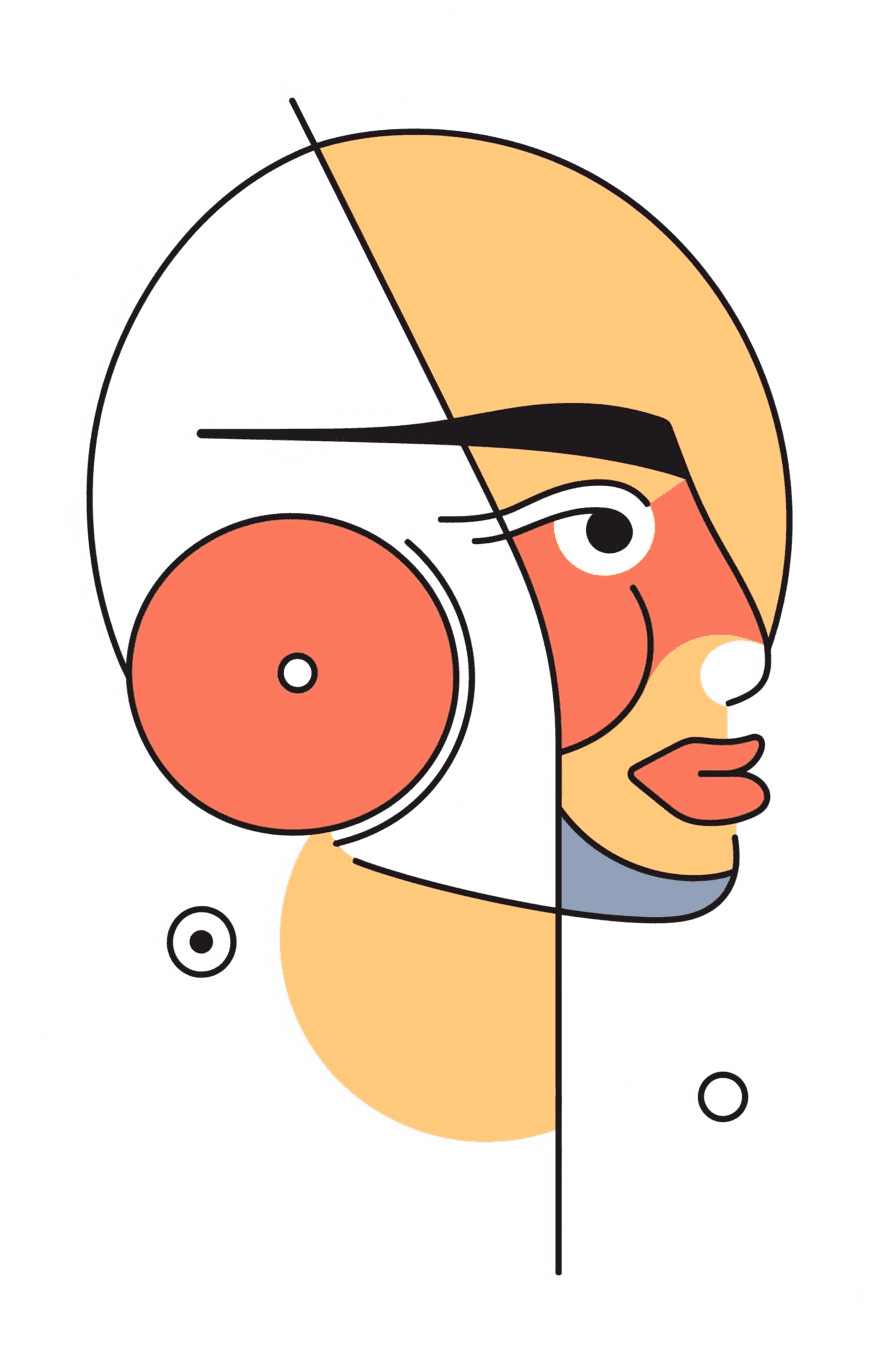 Face 034 original repeating artwork