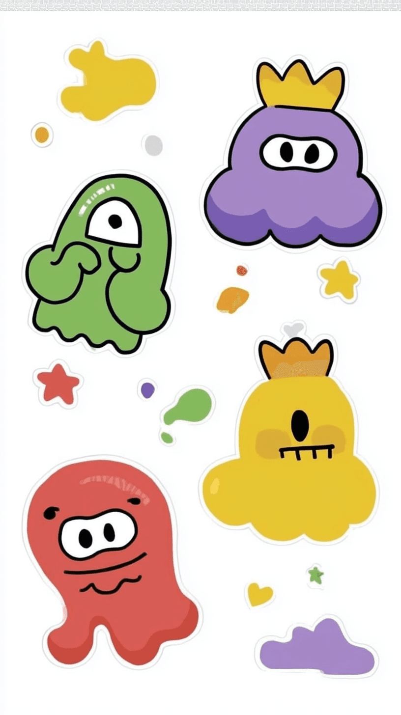 Monster 110 original repeating artwork