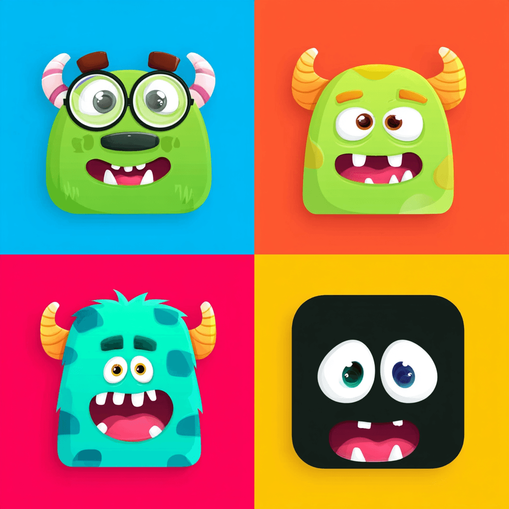 Monster 140 original repeating artwork