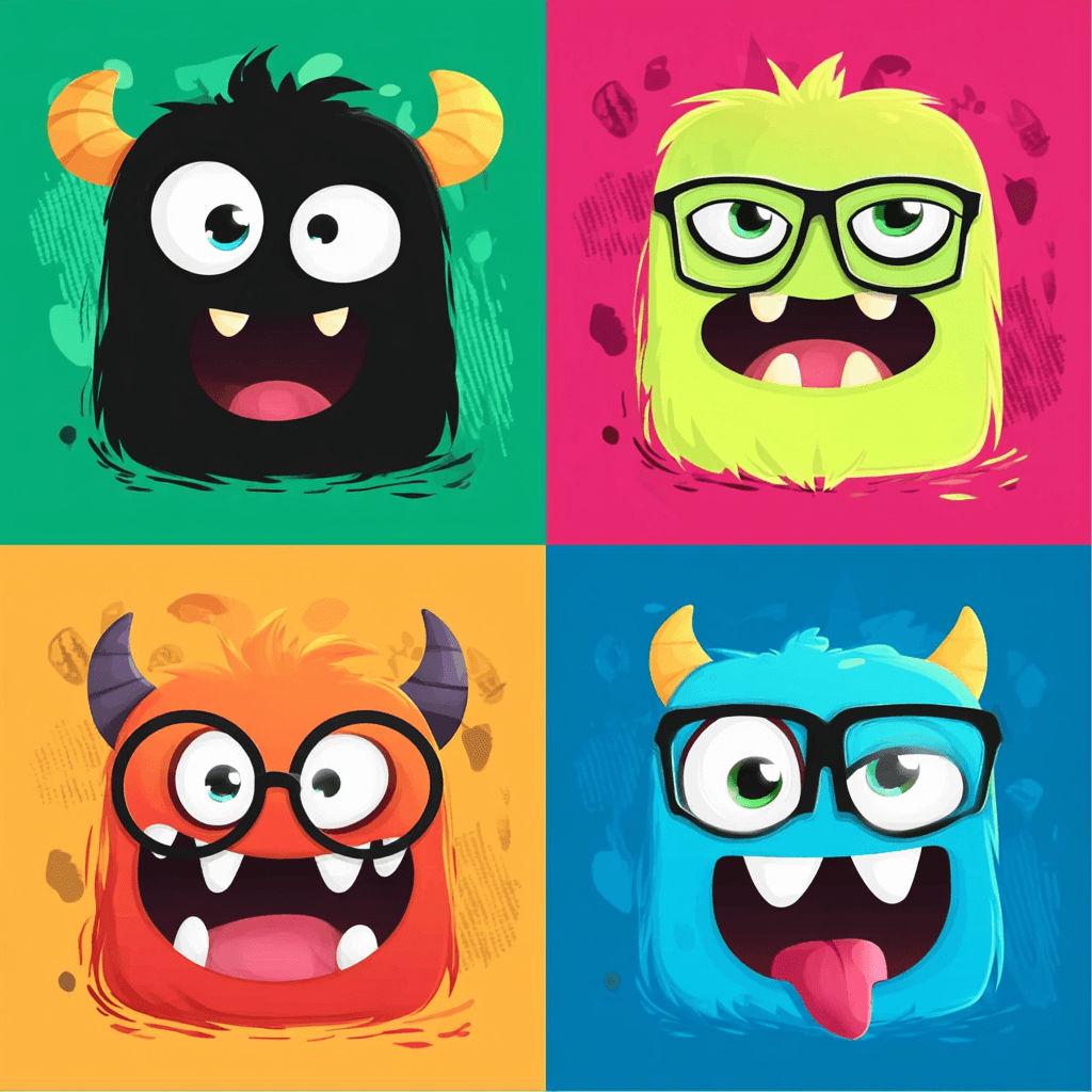 Monster 179 original repeating artwork