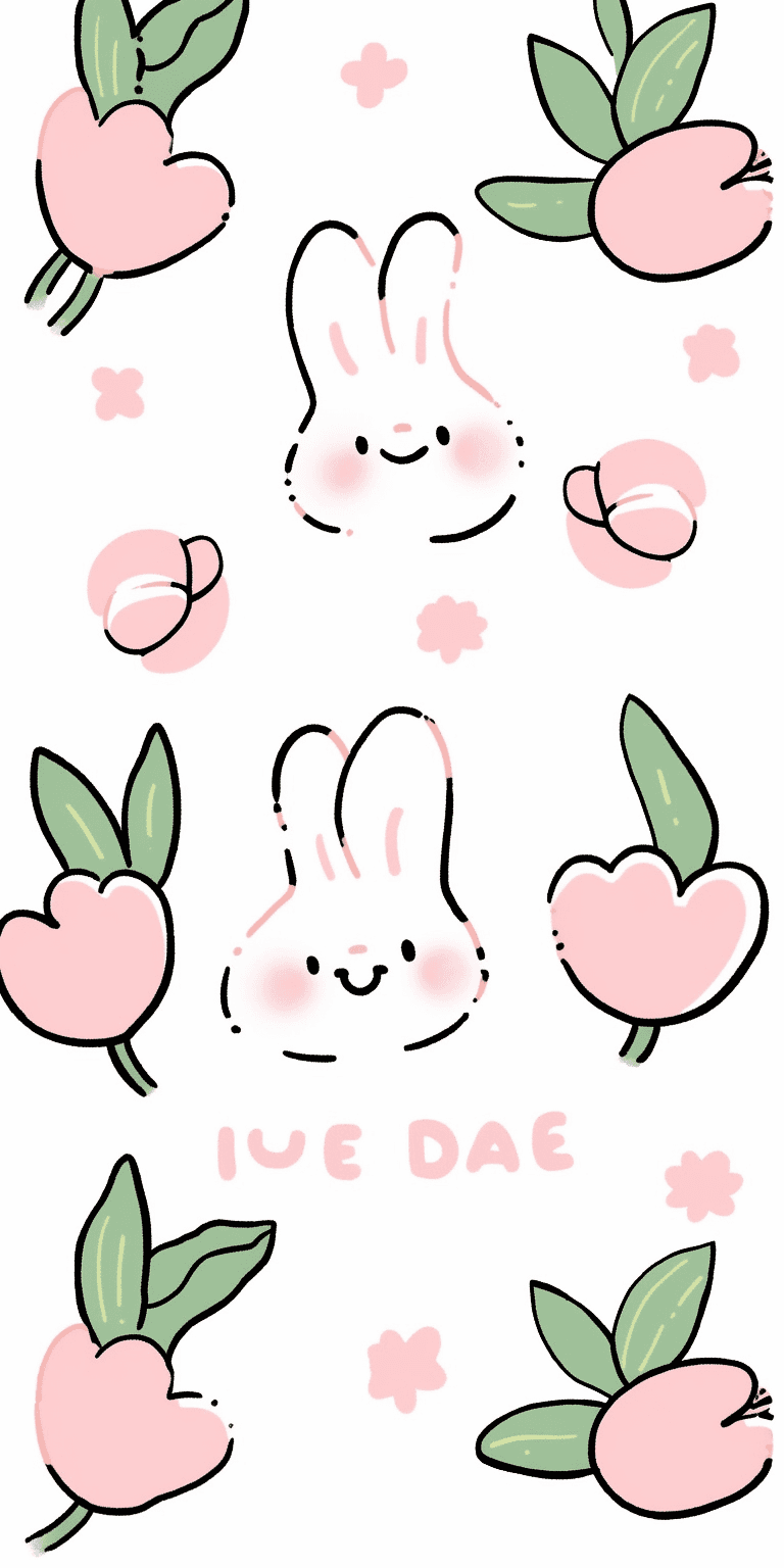 Bunny 105 original repeating artwork