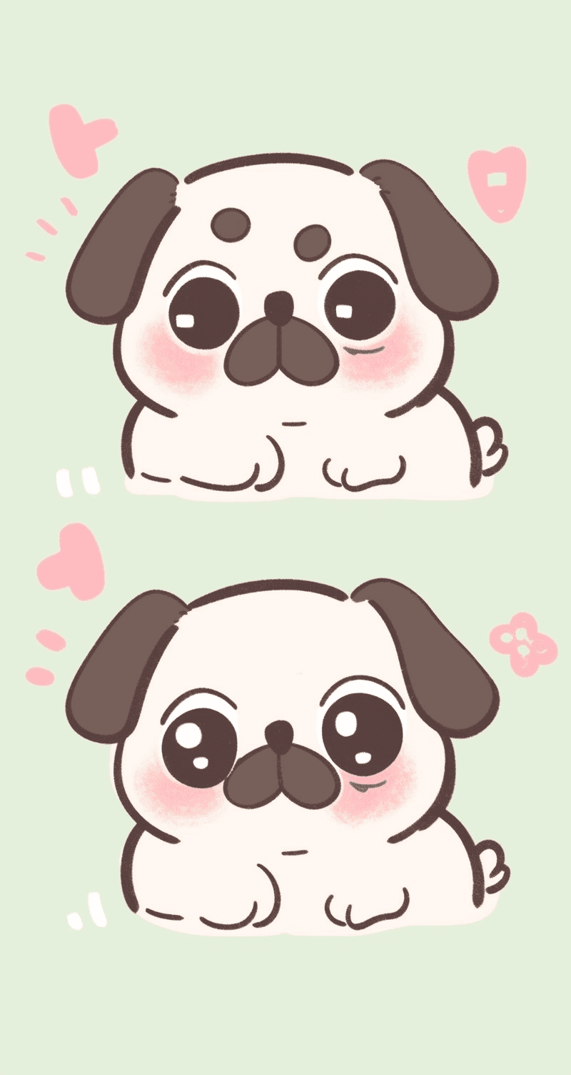 Dog Uptown original repeating artwork