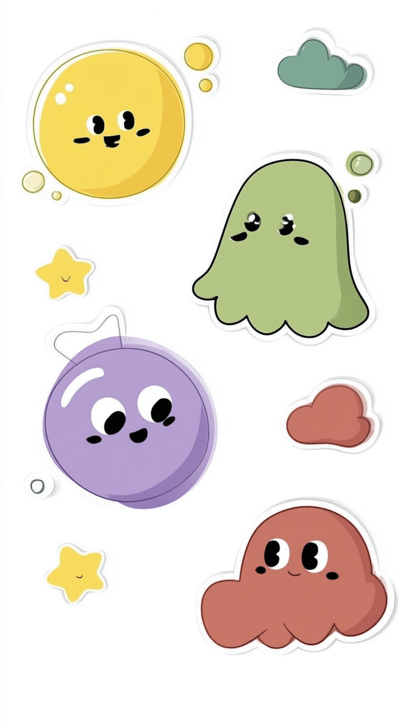 Cartoon Run original repeating artwork