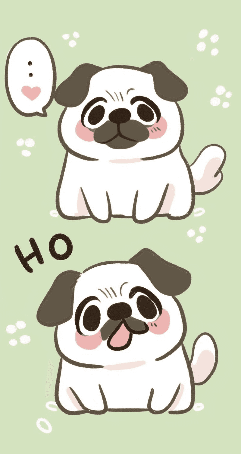 Dog Rest original repeating artwork