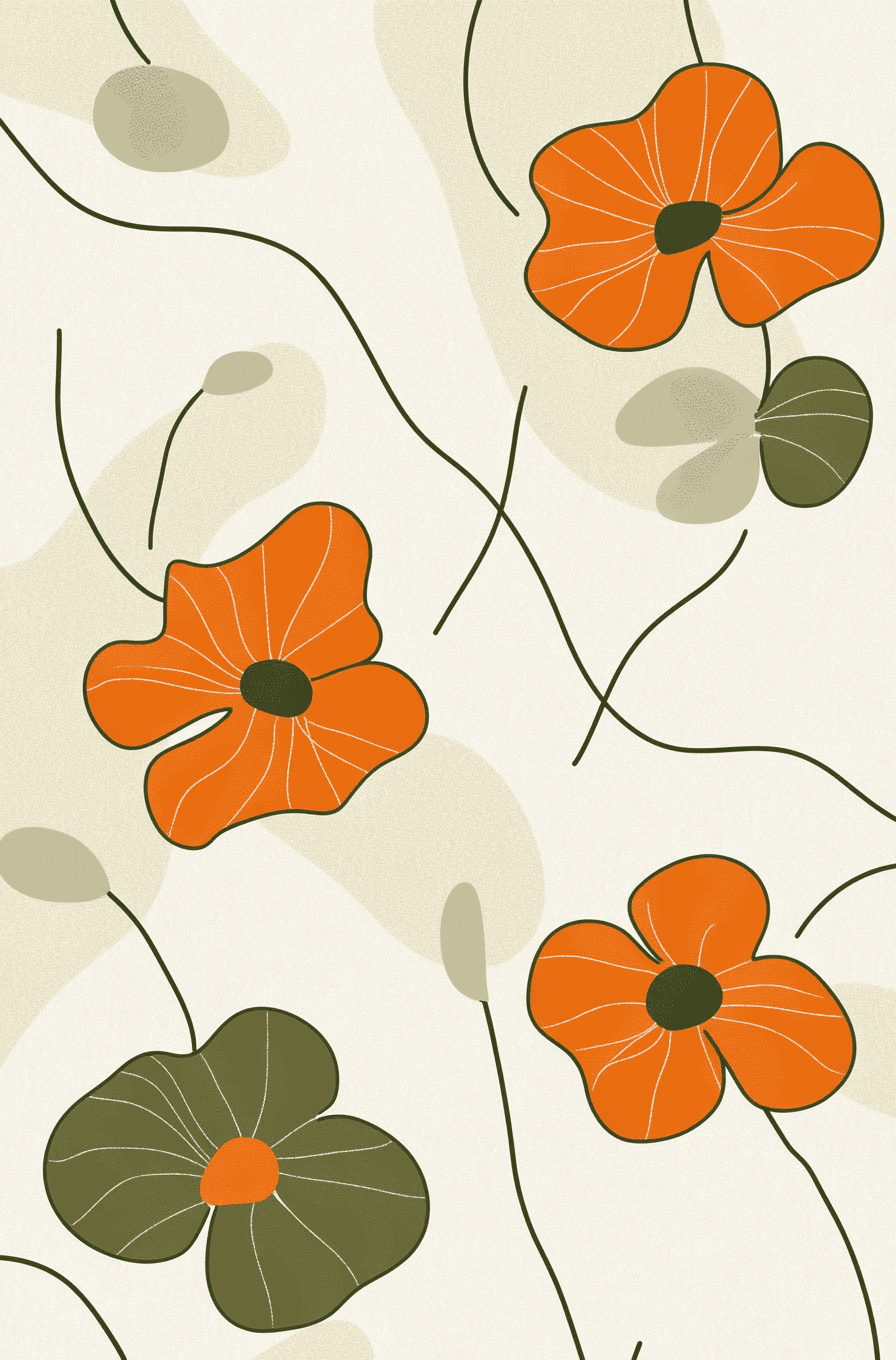 Bloom Slide original repeating artwork