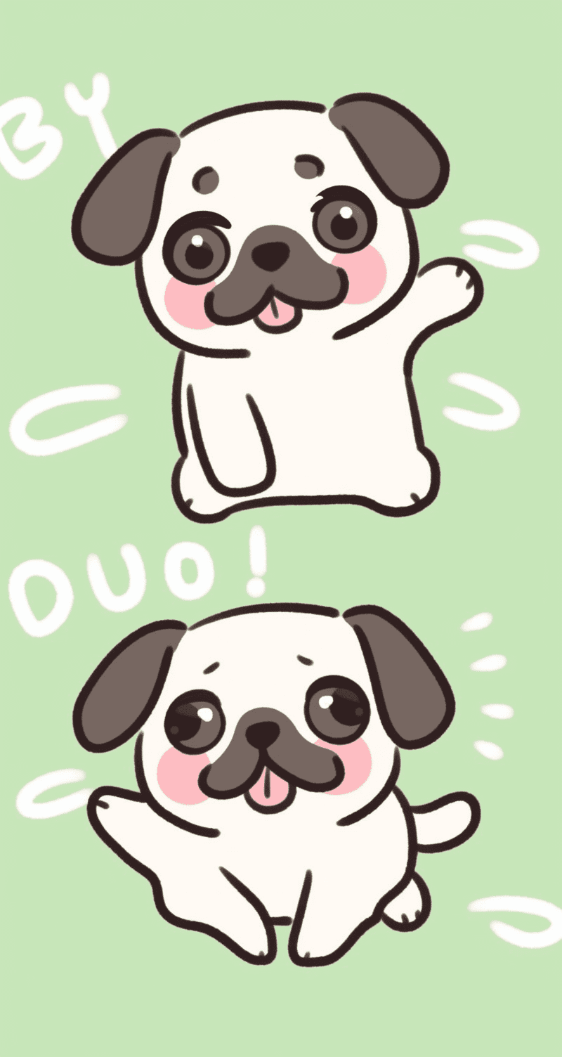 Dog Play original repeating artwork