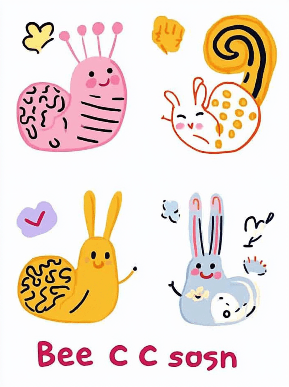 Animals Neon original repeating artwork