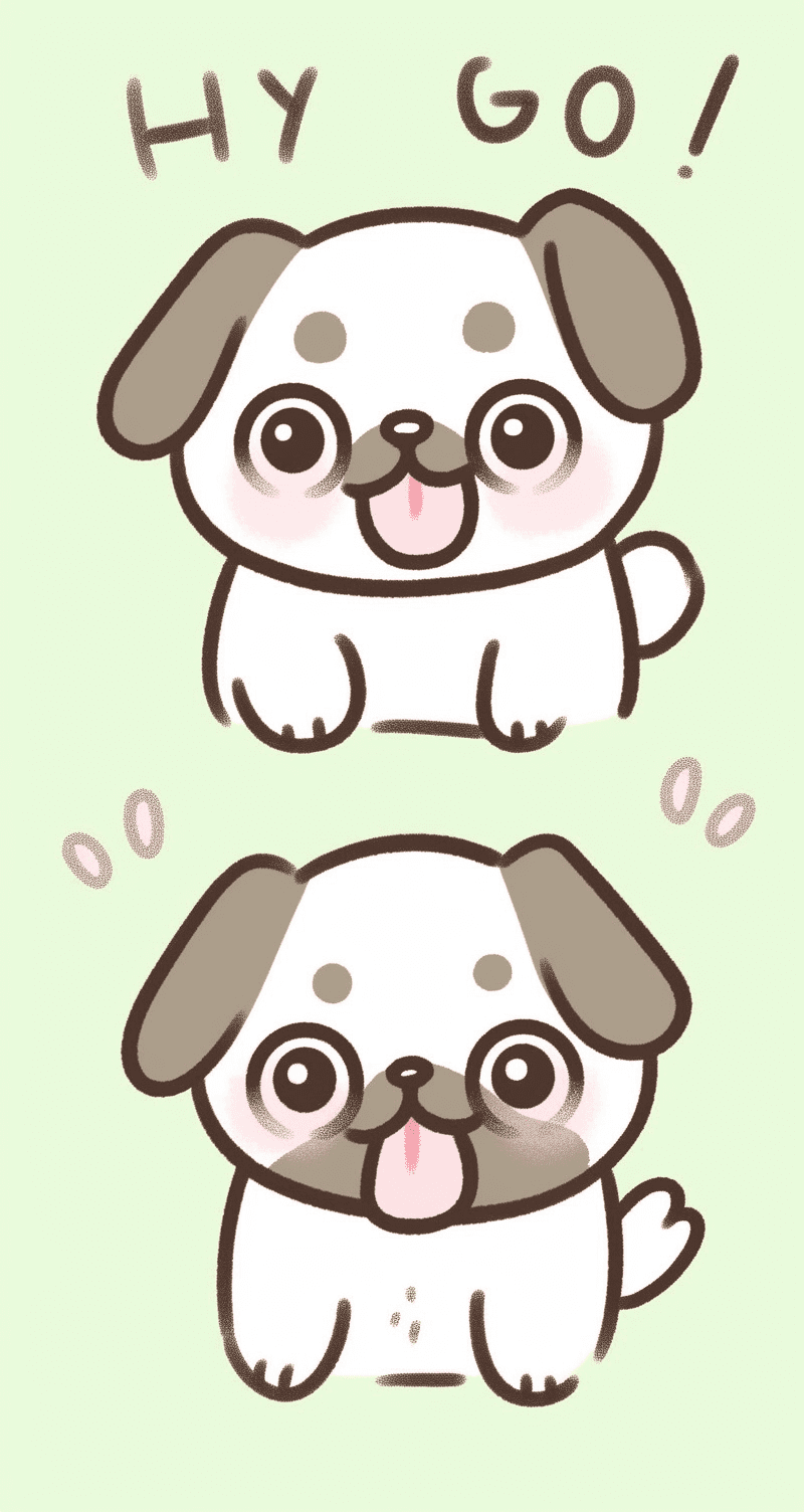 Dog Run original repeating artwork
