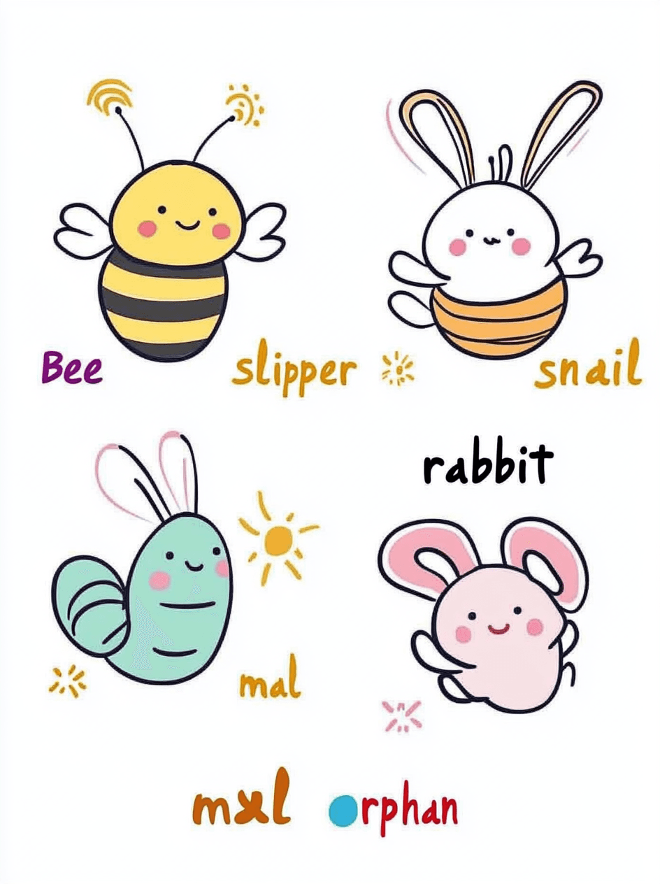 Animals 123 original repeating artwork
