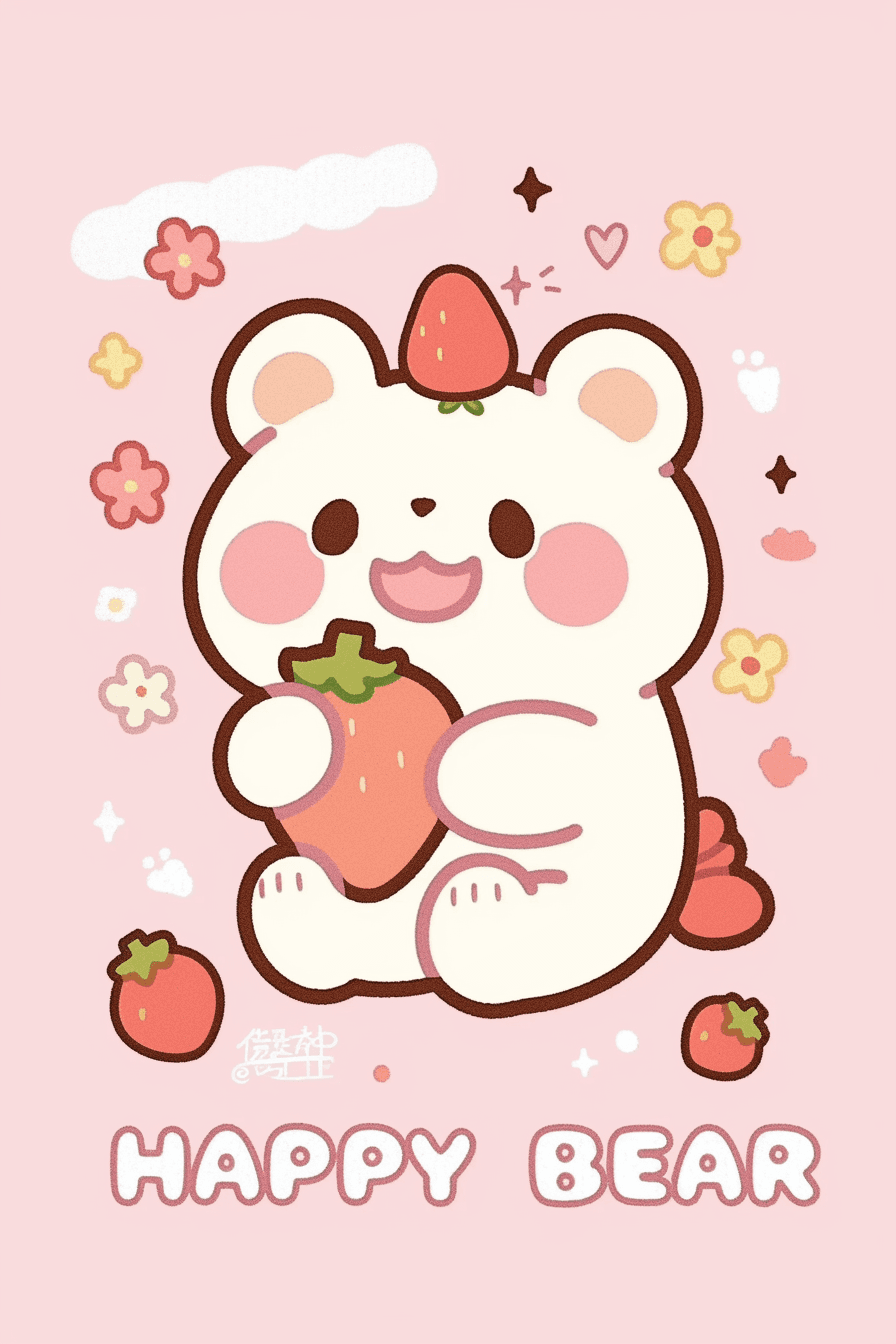 Bear 143 original repeating artwork