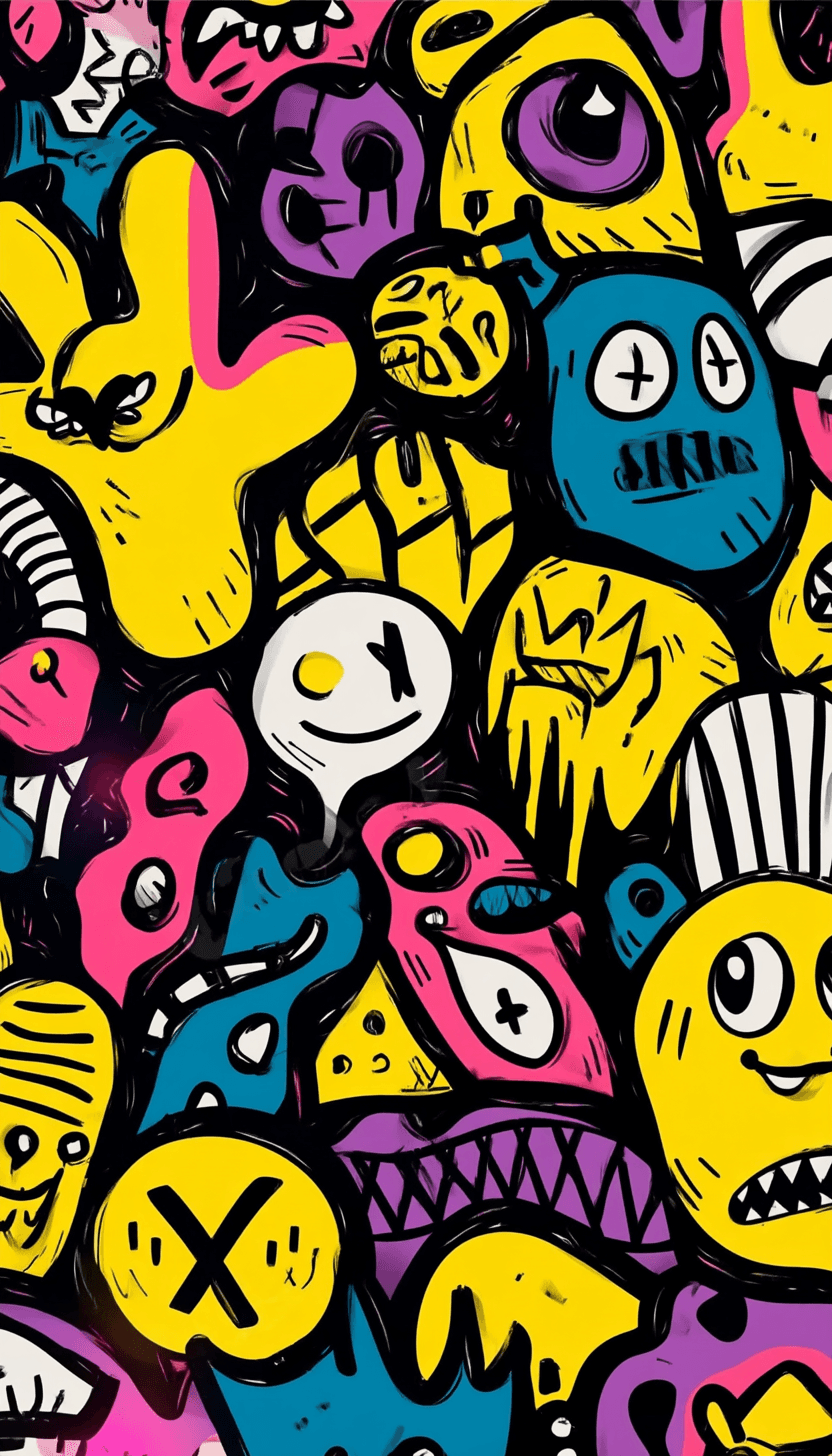 Quirky 146 original repeating artwork