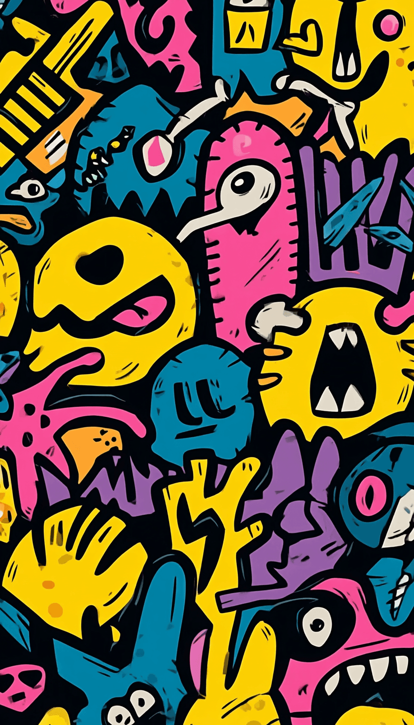 Quirky 142 original repeating artwork