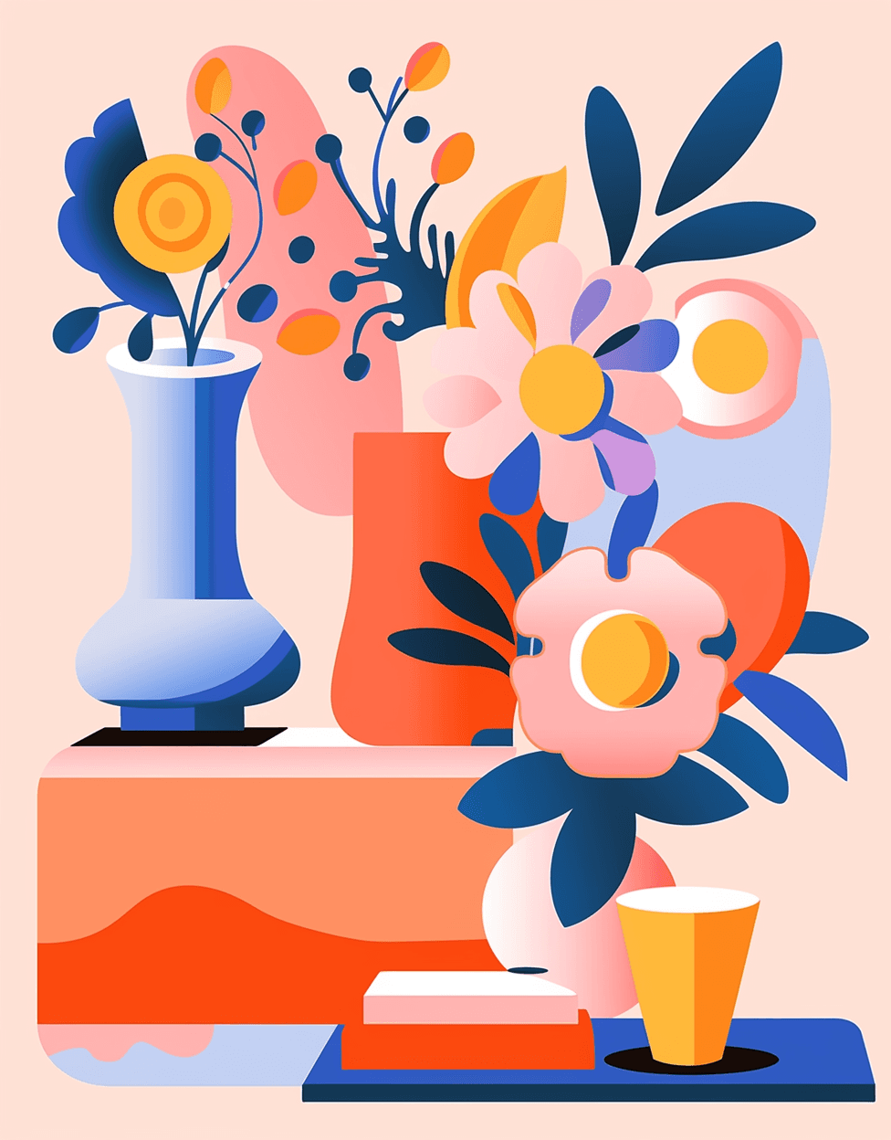 Bloom 411 original repeating artwork
