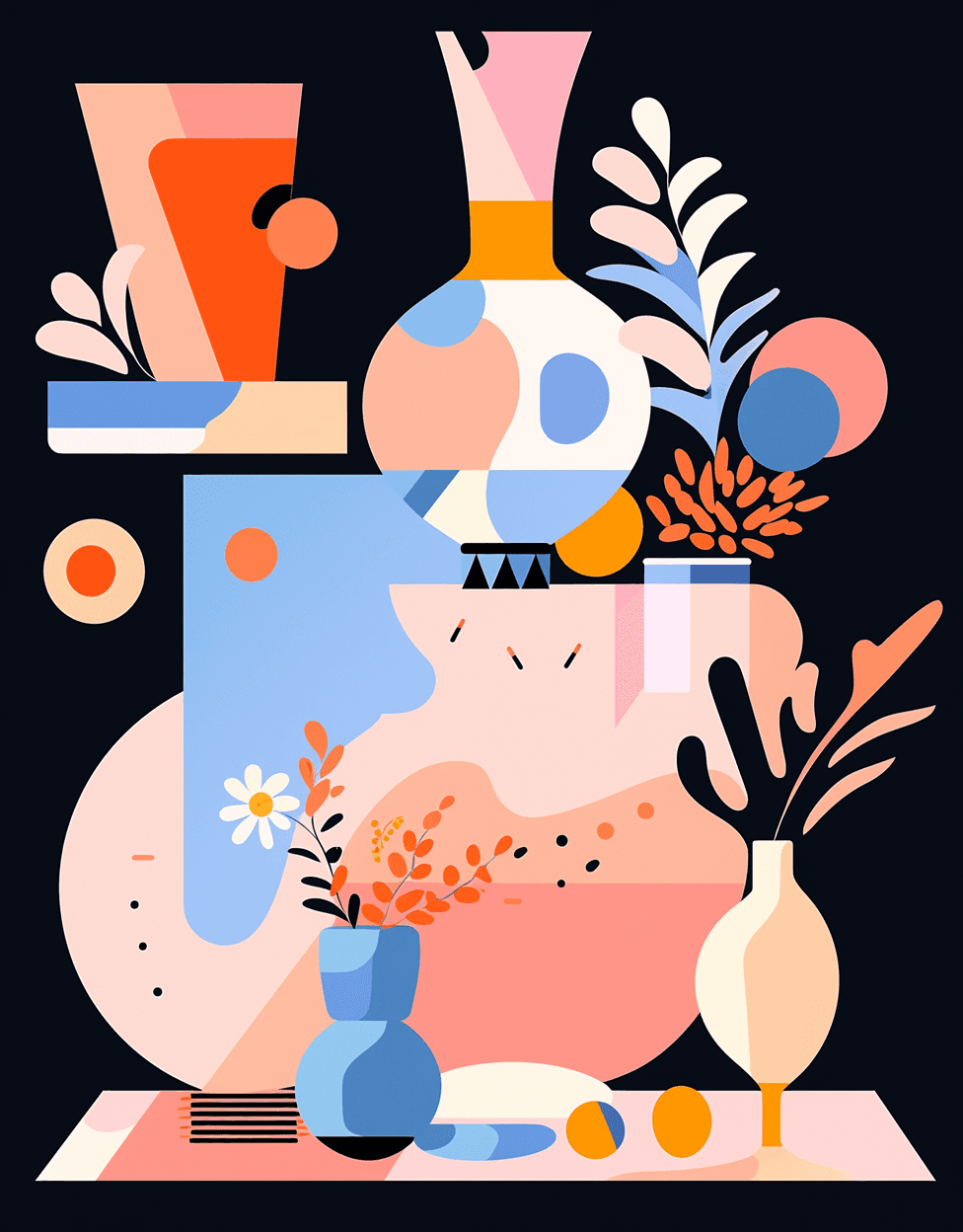 Bloom Club original repeating artwork