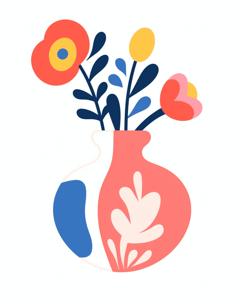 Bloom original repeating artwork
