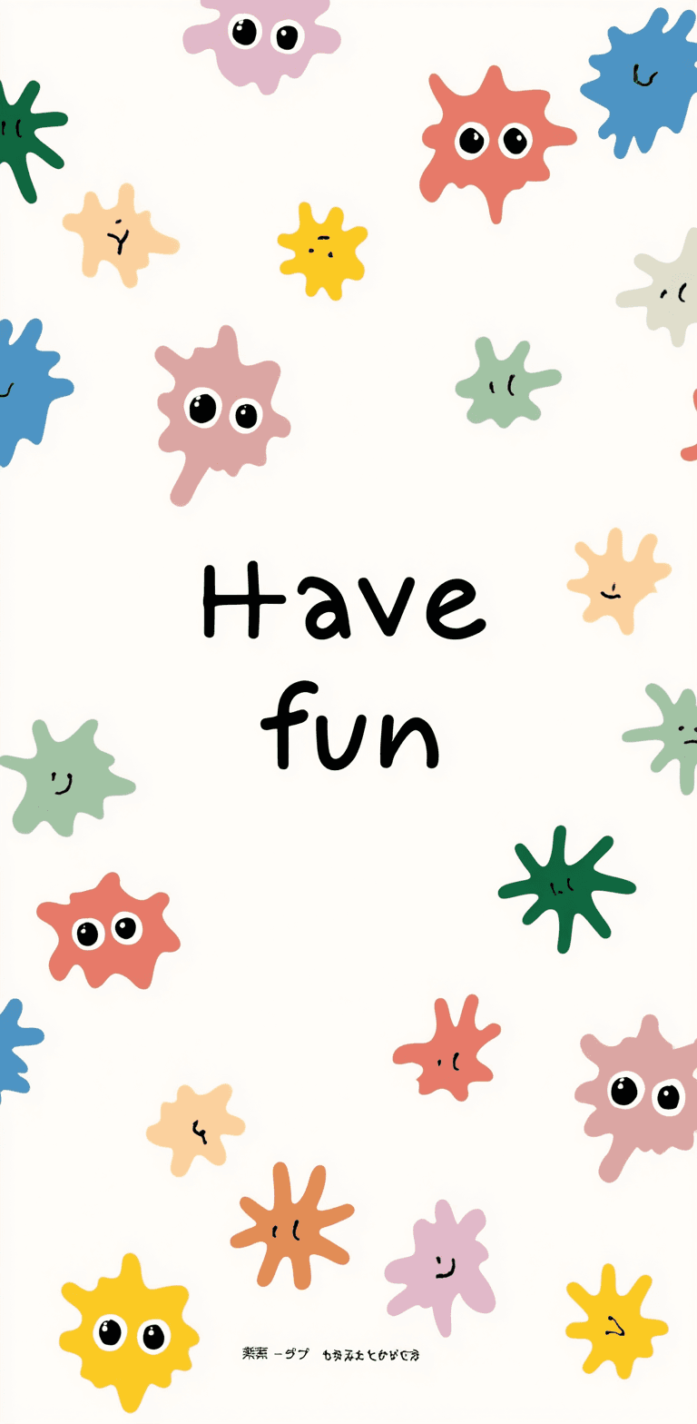 Fun Spark original repeating artwork