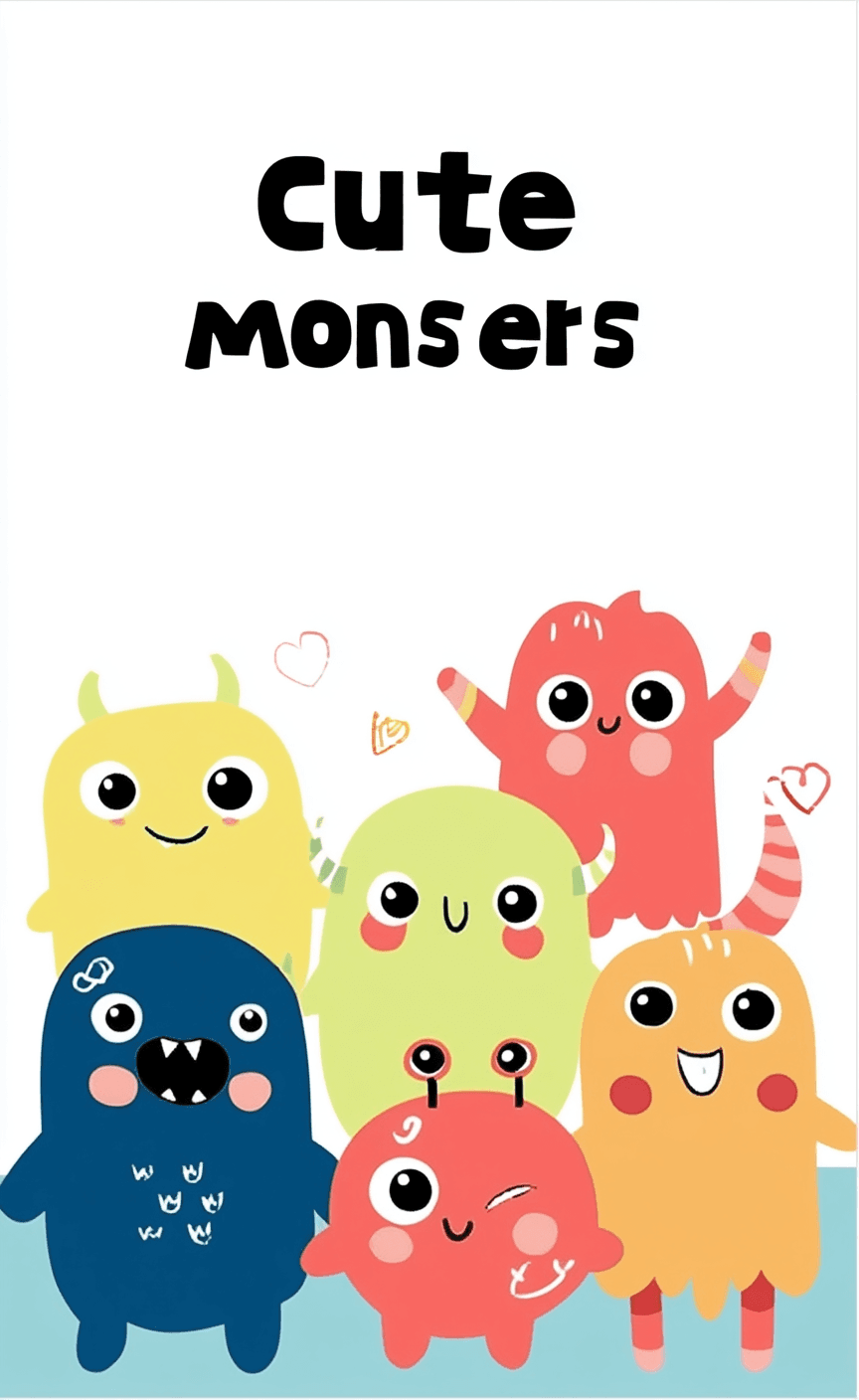 Cute Monster 015 original repeating artwork