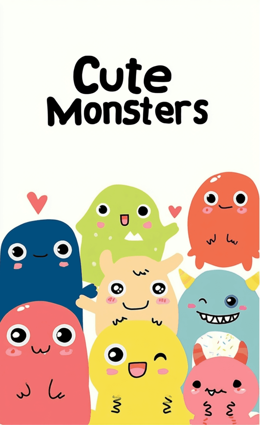 Cute Monster Press original repeating artwork