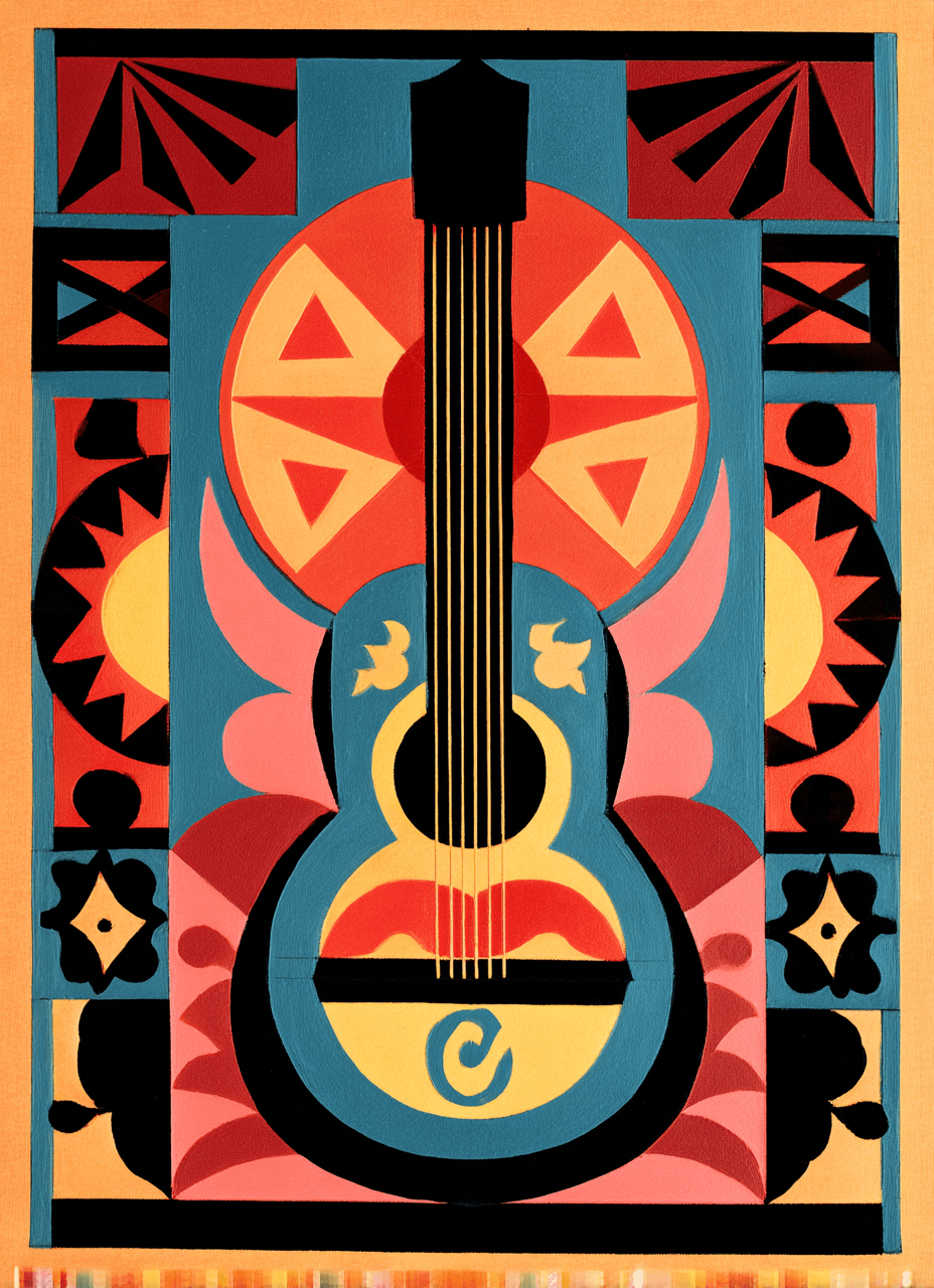 Instrument Groove original repeating artwork