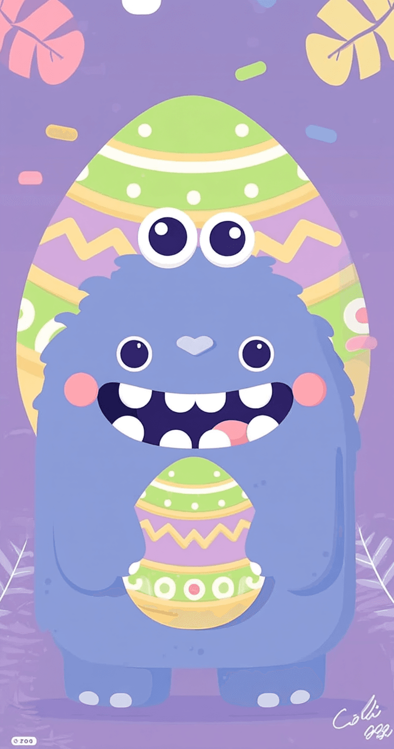Monster 194 original repeating artwork