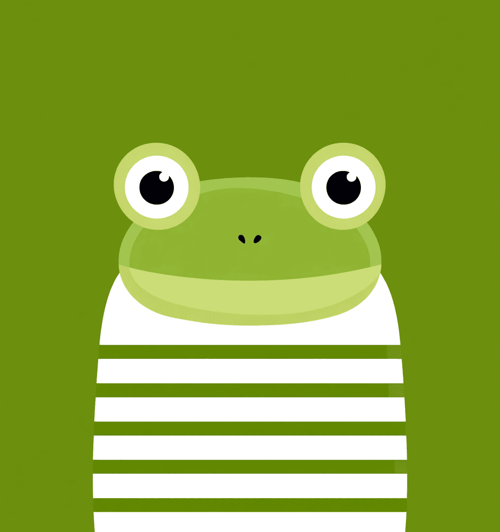 Frog Crew original repeating artwork