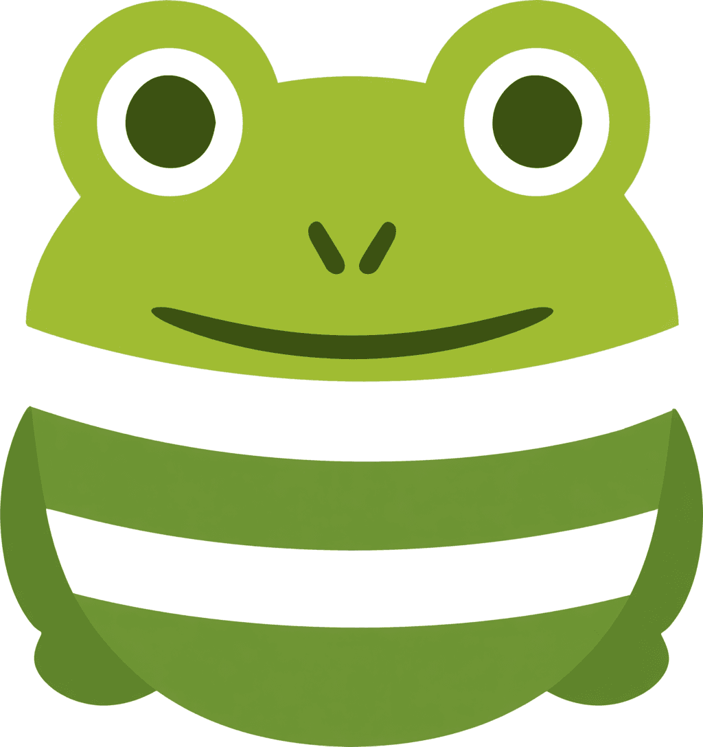 Frog Rhythm original repeating artwork