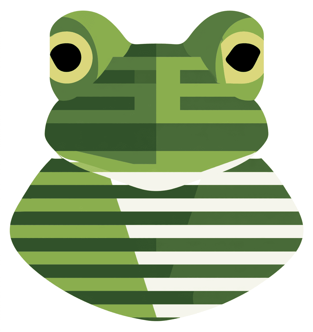 Frog Pals original repeating artwork