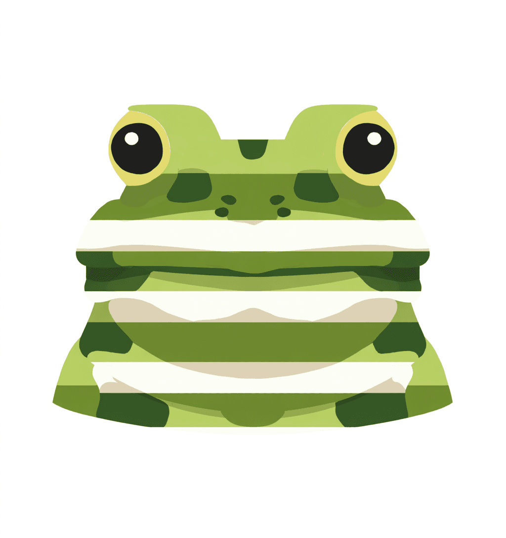 Frog Squad original repeating artwork