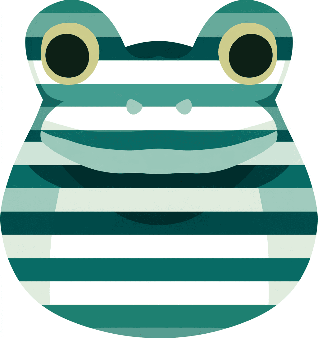 Frog Show original repeating artwork