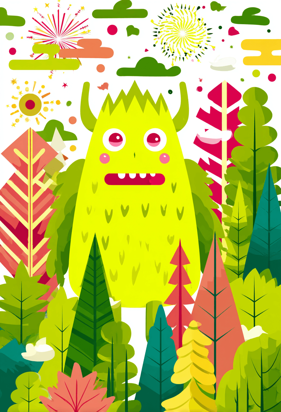Monster 224 original repeating artwork