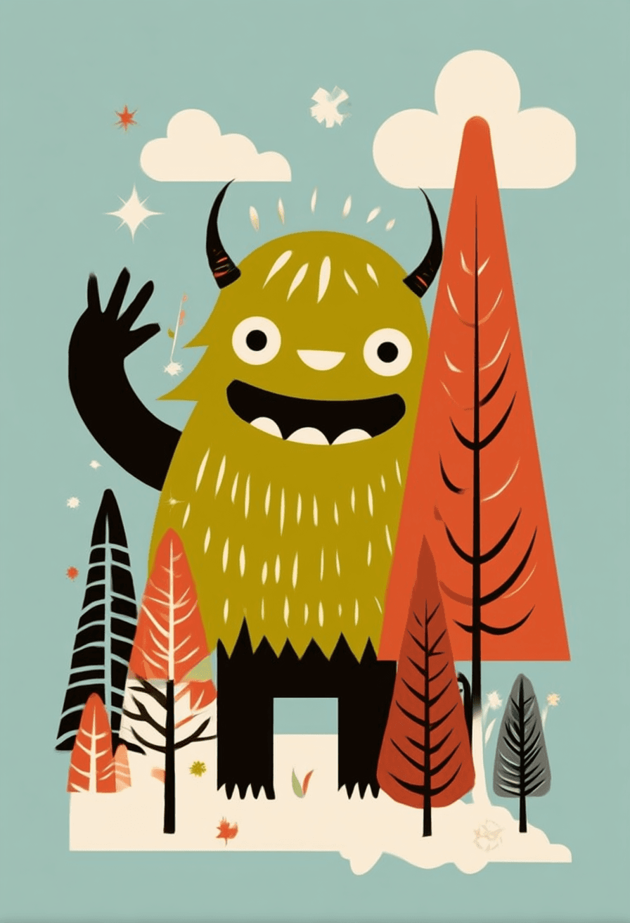 Monster Session original repeating artwork