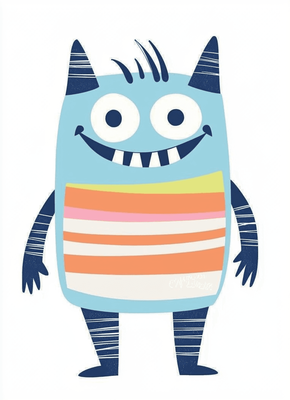 Monster Tone original repeating artwork