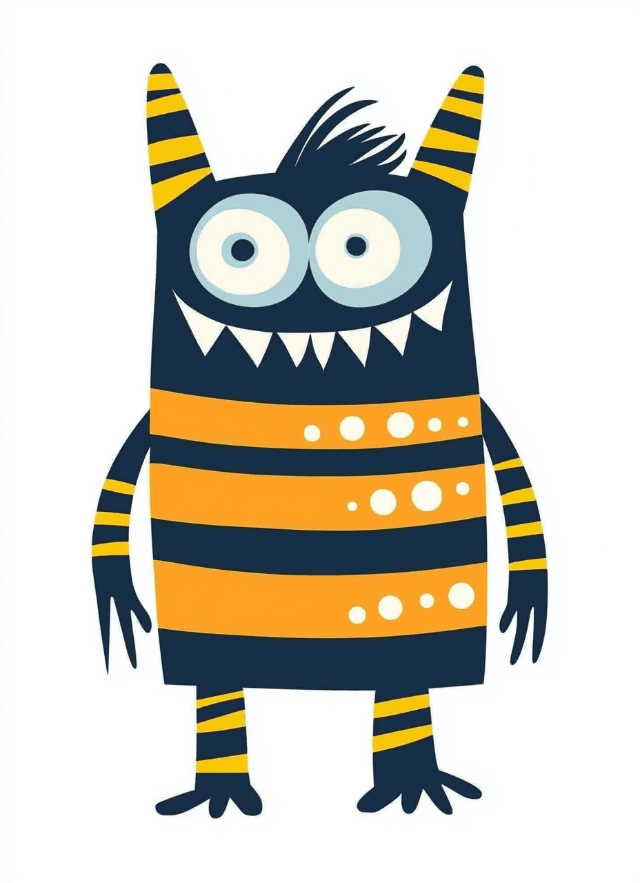 Monster 190 original repeating artwork