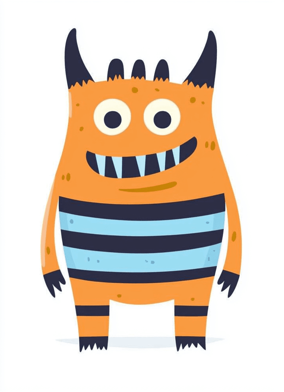 Monster 121 original repeating artwork