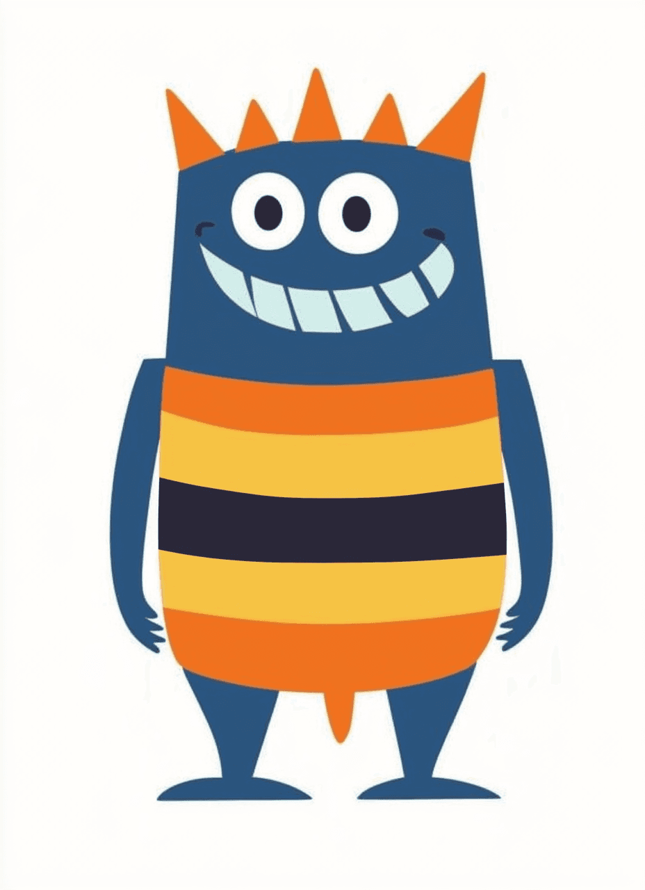 Monster 168 original repeating artwork